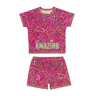 Pijama Infantil Menina Verão Dinossauro e Unicórnio 2 peças Tam 1 a 3 -  Fakini - Loja de Roupa Infantil Para Meninas, Meninos e Bebês